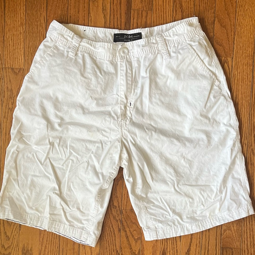 PD&C Stretch White Shorts